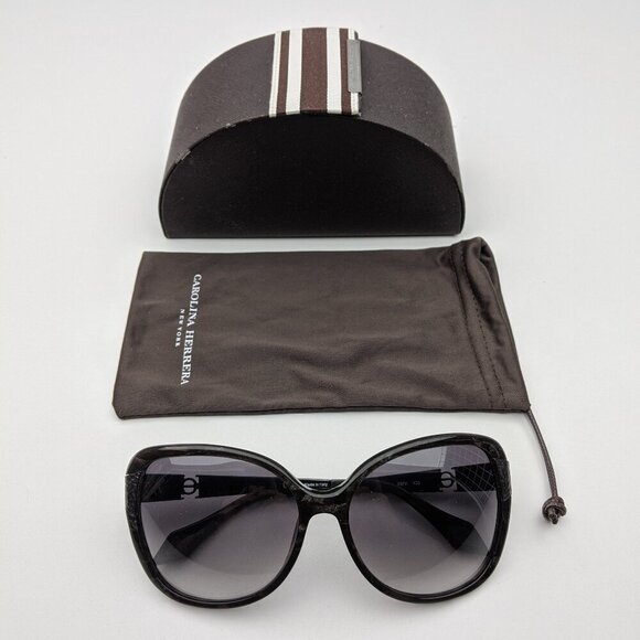 ?️Made in Italy! Carolina Herrera SHN528 Sunglasses 59/16 135 | ALB14?️ main image 9